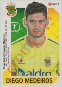 203 Diego Medeiros – Futebol 2017-2018 Panini