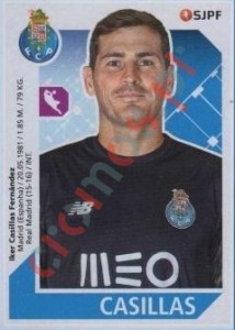 223 Iker Casillas – Futebol 2017-2018 Panini
