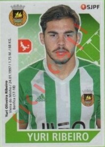 245 Yuri Ribeiro – Futebol 2017-2018 Panini