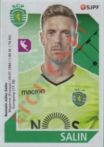 258 Romain Salin – Futebol 2017-2018 Panini