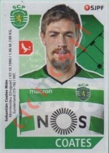 260 Sebastián Coates – Futebol 2017-2018 Panini