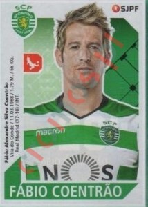 264 Fábio Coentrão – Futebol 2017-2018 Panini