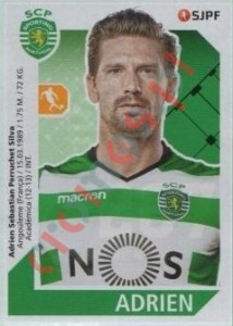 267 Adrien Silva – Futebol 2017-2018 Panini