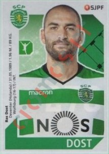 273 Bas Dost – Futebol 2017-2018 Panini