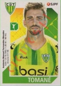 288 Tomané – Futebol 2017-2018 Panini