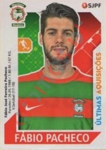 380 Fábio Pacheco – Futebol 2017-2018 Panini