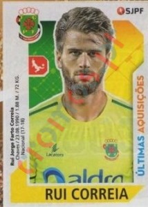 383 Rui Correia – Futebol 2017-2018 Panini