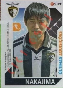 385 Shoya Nakajima – Futebol 2017-2018 Panini