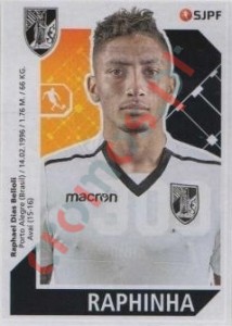 303 Raphinha – Futebol 2017-2018 Panini