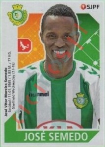 313 José Semedo – Futebol 2017-2018 Panini