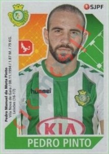 314 Pedro Pinto – Futebol 2017-2018 Panini