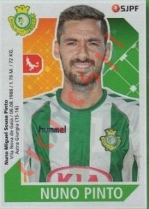 315 Nuno Pinto – Futebol 2017-2018 Panini