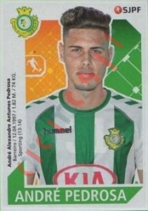 316 André Pedrosa – Futebol 2017-2018 Panini