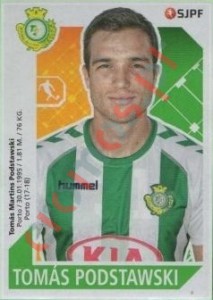 317 Tomás Podstawski – Futebol 2017-2018 Panini