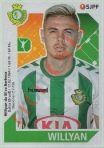322 Willyan – Futebol 2017-2018 Panini
