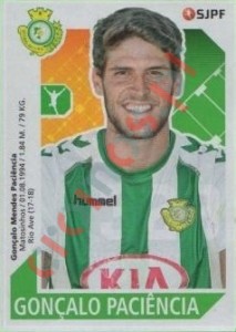 323 Gonçalo Paciência – Futebol 2017-2018 Panini