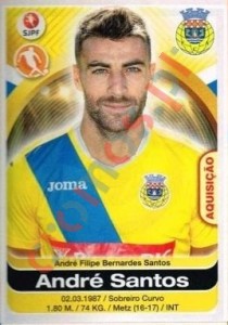 10 Andre Santos – Futebol 2016-2017 Panini