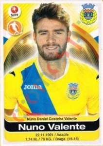 11 Nuno Valente – Futebol 2016-2017 Panini