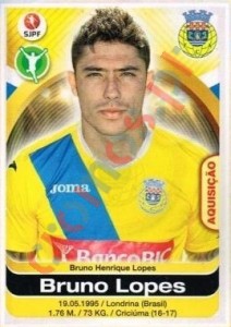 15 Bruno Lopes – Futebol 2016-2017 Panini
