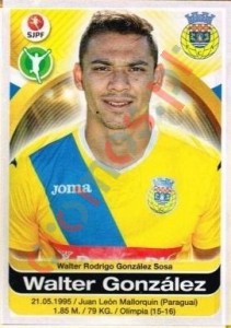 16 Walter González – Futebol 2016-2017 Panini