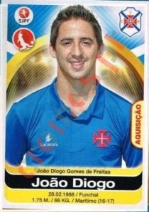 20 Joao Diogo – Futebol 2016-2017 Panini