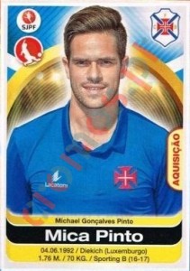 24 Mica Pinto – Futebol 2016-2017 Panini
