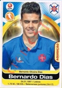 28 Bernardo Dias – Futebol 2016-2017 Panini