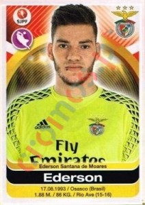 36 Ederson – Futebol 2016-2017 Panini