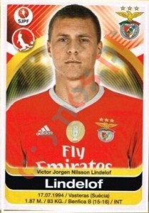 40 Victor Lindelof – Futebol 2016-2017 Panini