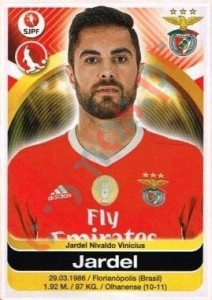 41 Jardel – Futebol 2016-2017 Panini