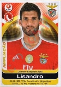 42bis Lisandro López – Futebol 2016-2017 Panini