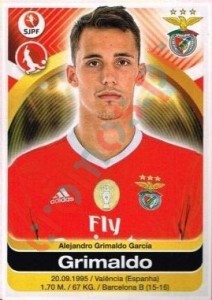 43 Grimaldo – Futebol 2016-2017 Panini