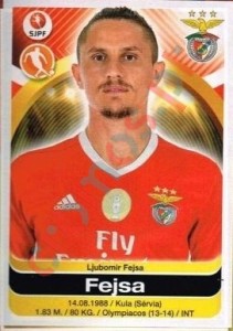 44 Ljubomir Fejsa – Futebol 2016-2017 Panini
