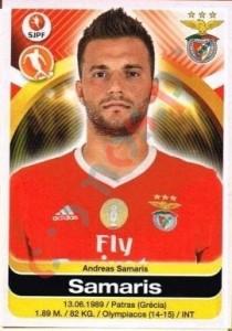 45 Andreas Samaris – Futebol 2016-2017 Panini