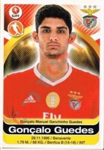 47 Gonçalo Guedes – Futebol 2016-2017 Panini