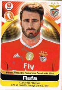 51 Rafa Silva – Futebol 2016-2017 Panini