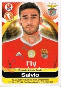 52 Salvio – Futebol 2016-2017 Panini