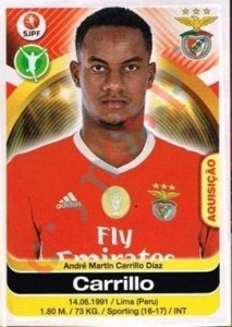 53 André Carrillo – Futebol 2016-2017 Panini