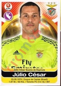 57 Julio Cesar – Futebol 2016-2017 Panini