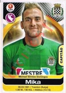 69 Mika – Futebol 2016-2017 Panini