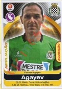 69bis Agayev – Futebol 2016-2017 Panini