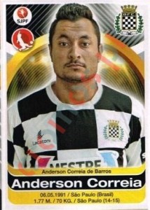 75 Anderson Correia – Futebol 2016-2017 Panini