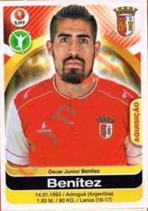 100 Benitez – Futebol 2016-2017 Panini