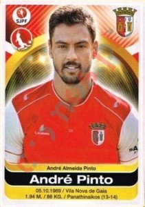 90 Andre Pinto – Futebol 2016-2017 Panini
