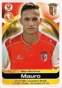 92 Mauro – Futebol 2016-2017 Panini