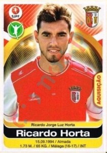 98 Ricardo Horta – Futebol 2016-2017 Panini