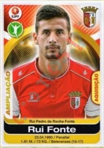 98bis Rui Fonte – Futebol 2016-2017 Panini