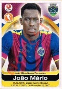 113 Joao Mario – Futebol 2016-2017 Panini