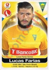 122 Lucas Farias – Futebol 2016-2017 Panini