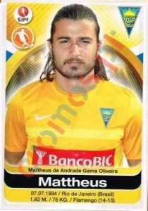 130 Mattheus – Futebol 2016-2017 Panini